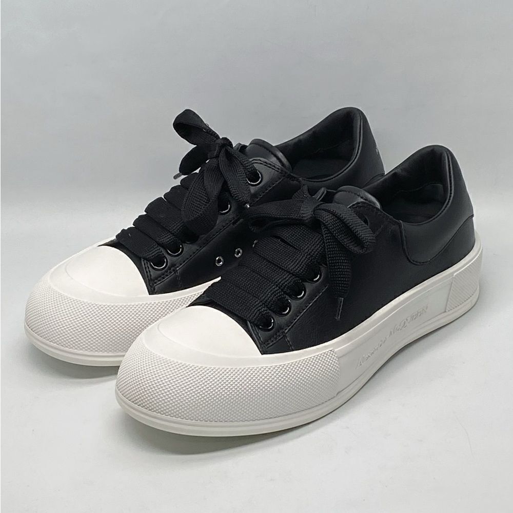 Alexander McQueen Deck Plimsoll leather sneakers size 39